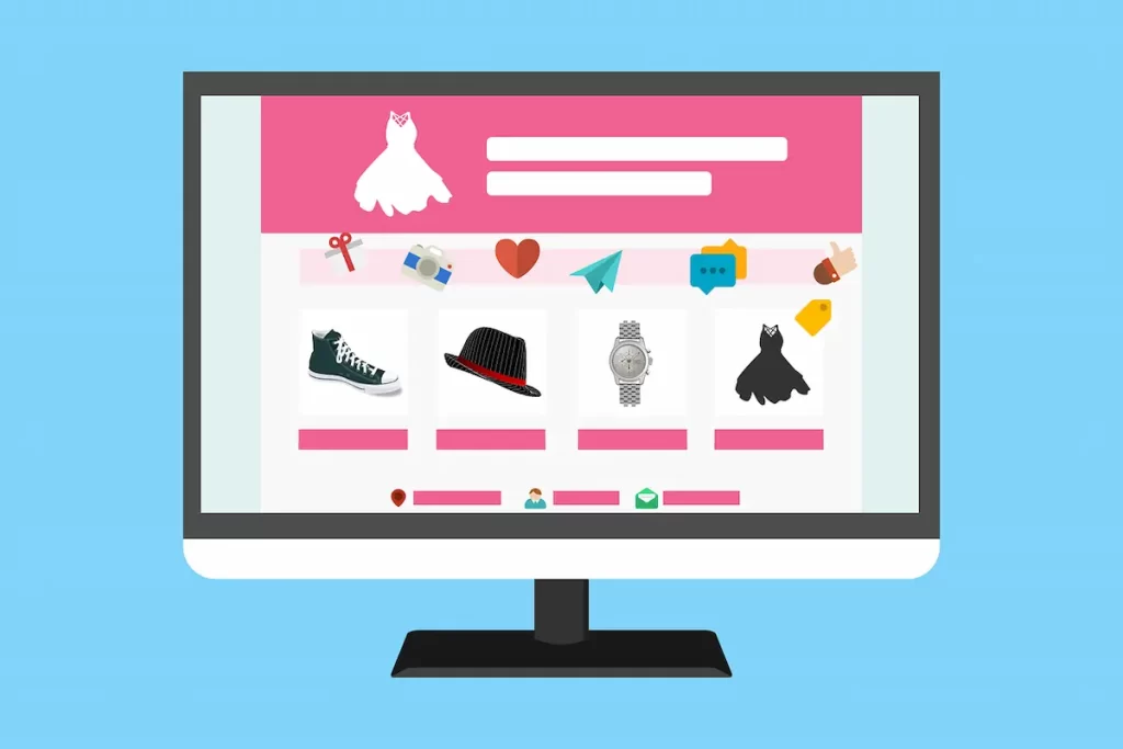 Select a products in E-commerce 